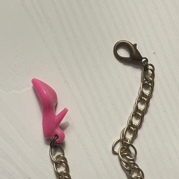 Quirky Barbie Hand and Bullet Shell Casing One of a Kind Charm Necklace - Picture 8 of 12